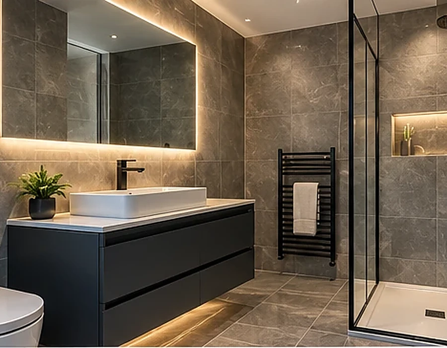 Elegant fitted bathroom for homes in Spalding